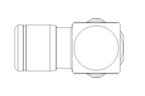 Elbow screw-in connector G1/4 D8 SS