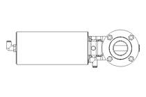 Válvula borboleta B DN040 FVF AA E