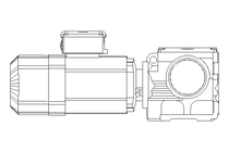 Schneckengetriebemotor 0,75kW 20 1/min