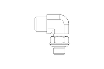 角螺栓紧固装置 L 6 G1/8" St-Zn ISO8434