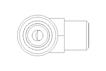 角螺栓紧固装置 L 6 G1/8" St-Zn ISO8434