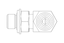 Raccord à vis coudé L 6 G1/8" St-Zn