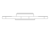 Rodamiento con brida GFL 14x21x42