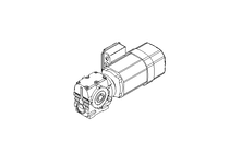 Worm gear motor 0.55kW 50 1/min