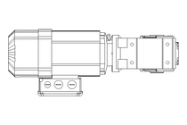 Bevel gear motor 0.55kW 50 1/min