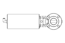 Scheibenventil B DN040 WVM NC E EX