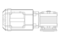 Gear motor 0.55kW 88 1/min