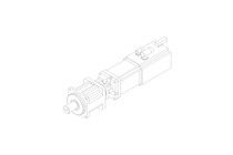 Planetary gear servo motor 47.0 Nm