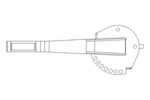 Absperrklappe DN50 mit Hebel