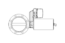 Butterfly valve BR DN150 FVF NC E