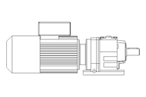 Spur gear motor 0.55kW 47 1/min