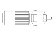 Stirnradgetriebemotor 0,55kW 47 1/min