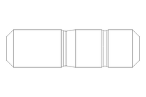 Stud bolt M10x25 A4 DIN938