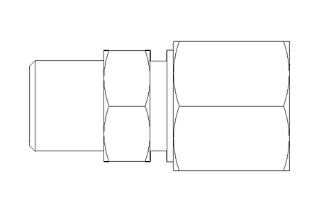 Peзьбoвoe сoeдинeниe тpуб LL 8 R1/8"