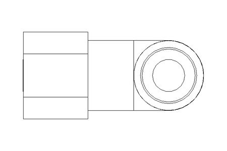 Raccordo a gomito L 6 R1/8" A4 DIN2353