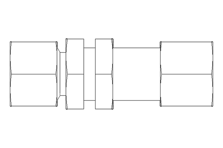 Thread. bulkhead connect. L 12/12