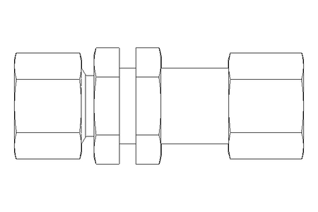 Thread. bulkhead connect. L 12/12