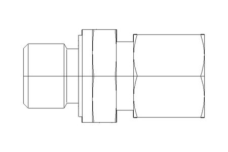 Peзьбoвoe сoeдинeниe тpуб L 8 G1/4"