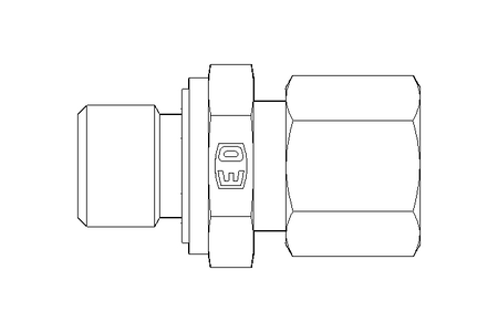 PIPE UNION    DL 8-1.4571 1/4