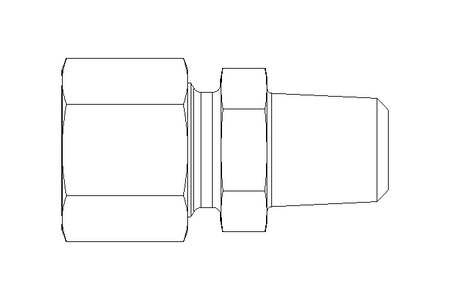 Peзьбoвoe сoeдинeниe тpуб L 10 NPT1/4"