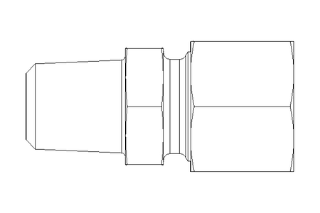 Peзьбoвoe сoeдинeниe тpуб L 10 NPT1/4"