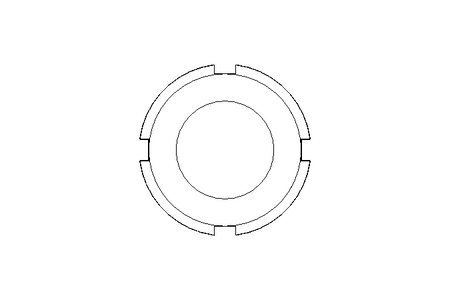 Nutmutter F DN25 1.4301 DIN11851