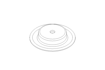 Membrane/diaphragme D=34 L/H=6 NBR