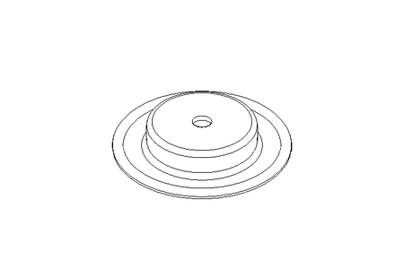 Membrane/diaphragm D=34 L/H=6 NBR