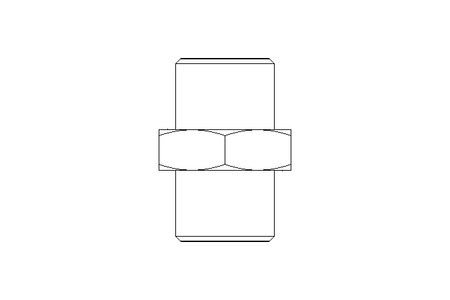 Doppelnippel G1/8-G1/8 Ms-Zn