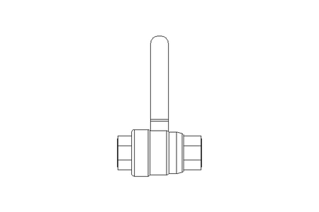 Ball valve 1" PN63 1.4408