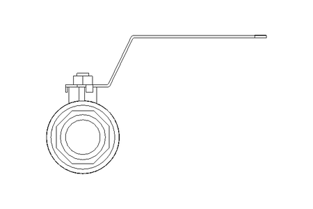 Ball valve 1" PN63 1.4408