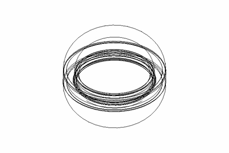 Shaft seal A 35x50x7 NBR DIN3760