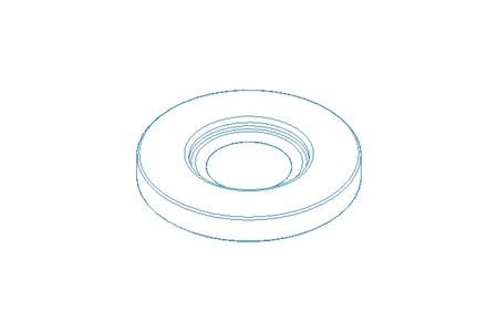 Shaft seal A 20x52x7 NBR DIN3760