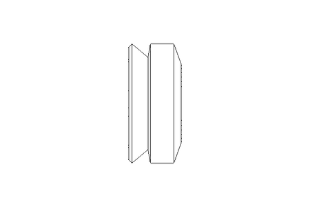 V-ring seal 12S 10.5x3 FPM