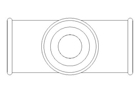 T-Stück B1 1/4" TG-Zn DIN EN 10242