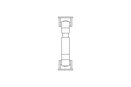 Universal joint shaft D=58 L1=210 L2=245