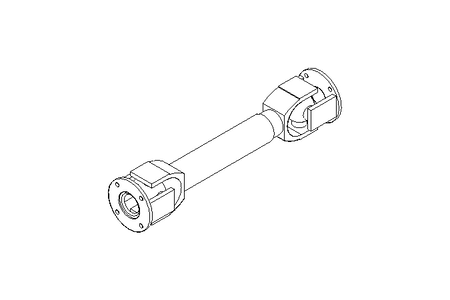 Universal joint shaft D=58 L1=268 L2=308