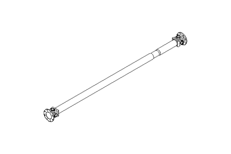 Universal joint shaft D=150 L1=2090 L2=