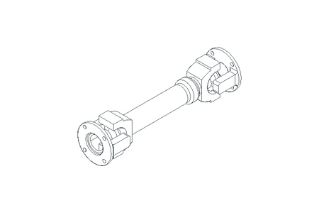 Universal joint shaft D=90 L1=350 L2=465