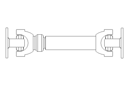 Gelenkwelle D=90 L1=350 L2=465