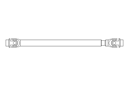 Gelenkwelle D=32 L1=600 L2=680