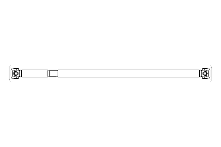 SHAFT E120/8 FL.D=150 L=2000/2060