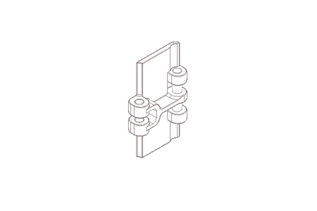 Plastic slatband chains LF820K325 B=82.5