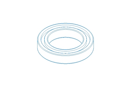 凹槽球轴承 6012 NR 60x95x18