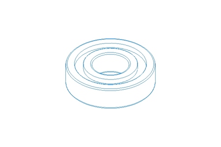 Cuscin.scanalato a sfera 6306 2RS 30x72