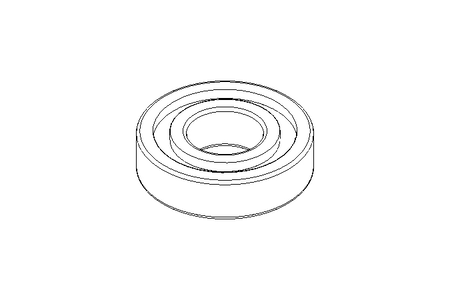 Deep groove ball bearing 6307 2RS 35x80