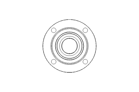 Flange bearing RME FA125.8 45x155x56.3