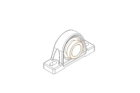 Pillow block PASE N 40x49.2x43.7