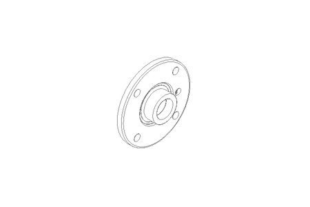 Flange bearing PME FA125.8 30x125x35.7