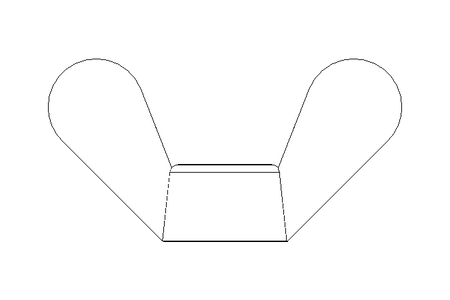 Écrou à oreilles M12 A4 DIN315